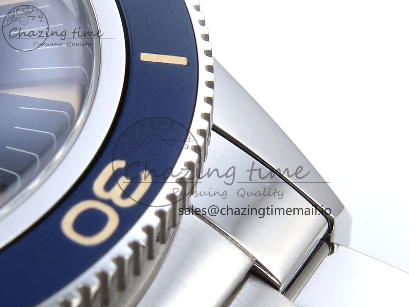 0209 Elegant Seamaster 300 Heritage SS VSF 1:1 Best Edition Blue Dial on SS Bracelet A 7701